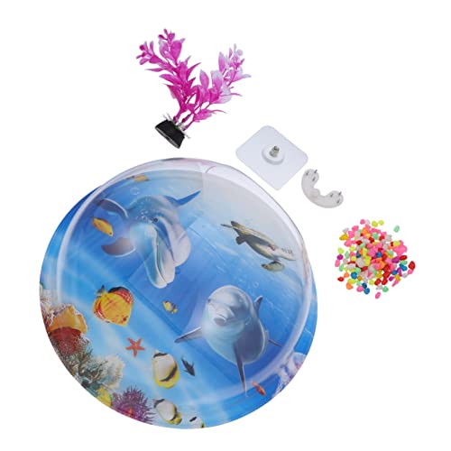 Beaupretty 1 Satz An Der Wand Befestigtes Aquarium Dekorationen Für Aquarien Zimmerpflanzen Vase Fischglas Zum Aufhängen An Der Wand Aquarium Topf Wanddekoration Acryl Hängend Aquariumbecken von Beaupretty