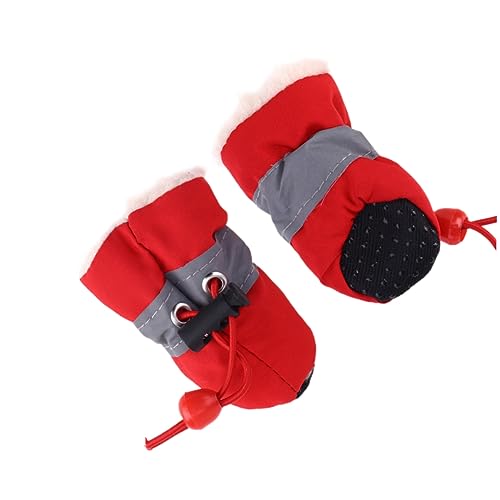 Beaupretty 1 Satz Booties Für Hundepfoten Mittel Haustierschuhe Für Chihuahua Hundesocken Für Mittelgroße Hunde Hundestiefel Für Große Hunde Reflektierende Socken Regenstiefel Großer Hund von Beaupretty