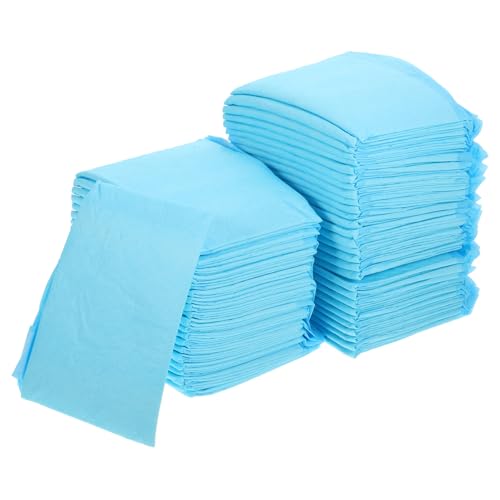 Beaupretty 100st Hündchen-PIPI-pad Welpen Pads Pet Pee Pad Einweg Haustierzubehör Wickelunterlage Für Haustiere Haustierunterlagen Für Hunde Welpen-Pads Windeln P100 Vlies Der Hund von Beaupretty