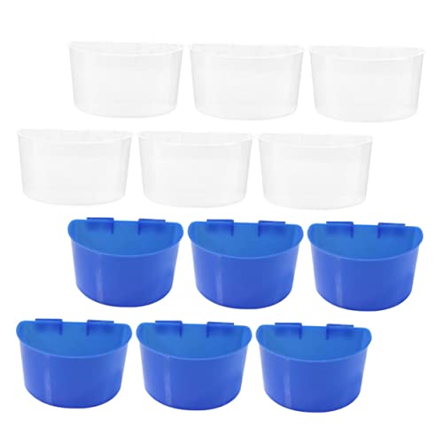 Beaupretty Pet Bird Supply 12 Pcs Einfacher Käfig-futterspender Wassernapf Vogelfutter Fütterungswerkzeuge Aus Kunststoff für Papageien von Beaupretty