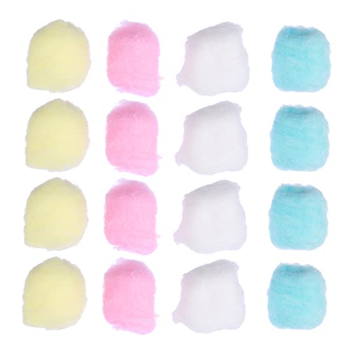 Beaupretty 15 Packungen Hamster Wattebausch Bettmatte Für Haustiere Bettunterlagen Für Hamster Lebewesen Spielzeughamster Farbige Wattebäusche Bettmatratze Hamsterkäfig Winter Baumwolle von Beaupretty