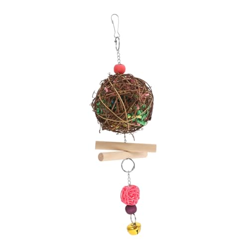 Beaupretty 1stück Tragbares Papageien Spielzeug Mit Rattanball Kauspielzeug Für Vögel Für Wellensittiche Nymphensittiche Und Andere Kleintiere Fördert Natürliche Kaubedürfnisse Beaupretty 1stück Tragbares Papageien Spielzeug Mit Rattanball Kauspielzeug Für Vögel Für Wellensittiche Nymphensittiche Und Andere Kleintiere Fördert Natürliche Kaubedürfnisse von Beaupretty