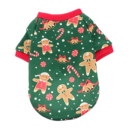 Beaupretty 1stk Weihnachtskleidung Für Hunde Weihnachtlicher Hundemantel Pullover Für Weihnachtshunde Hunde-Weihnachts-Outfit Welpen-weihnachtskostüm Hund Katze Polyester-vlies Bilden von Beaupretty