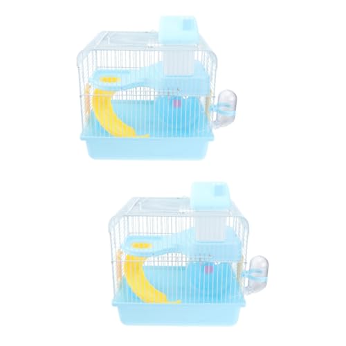 Beaupretty Wasserflasche 2 STK Großer Hamsterkäfig Chinchilla-hamsterhaus Kleines Tierspielhaus Ultimative Kaninchenträger Für Die Reise Transparenter Hamsterkäfig Der Zaun Tragbar Reisen von Beaupretty