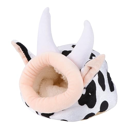 Beaupretty 2stücke Niedliches Kuhförmiges Hamster Nest Weiche Cartoon Kuschelhöhle Für Haustiere Atmungsaktive Und Langlebige Schlafmatte Für Kleine Nager Für Hamster Und Beaupretty 2stücke Niedliches Kuhförmiges Hamster Nest Weiche Cartoon Kuschelhöhle Für Haustiere Atmungsaktive Und Langlebige Schlafmatte Für Kleine Nager Für Hamster Und von Beaupretty
