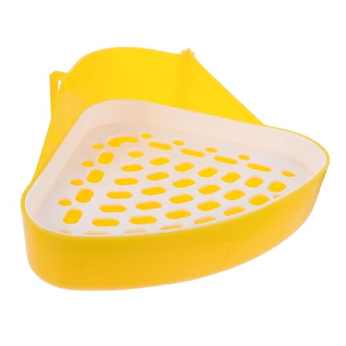 Beaupretty 2er-Box Urinal Für Haustiertöpfe Kaninchen-töpfchen-trainingstoilette Kaninchenklo Kaninchen-Ecke -katzentoiletten Kaninchen Töpfchen Pet Tablett Weiß Abs Hamster von Beaupretty