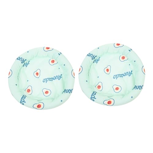 Beaupretty 2st Hamster Pad Kaninchenkühlmatte Reptilienterrarien Einstreu Für Kleintiere Kaninchen-kühlkissen Kaninchenzubehör Reptichip Schlafkissen Meerschweinchen Eisseide von Beaupretty