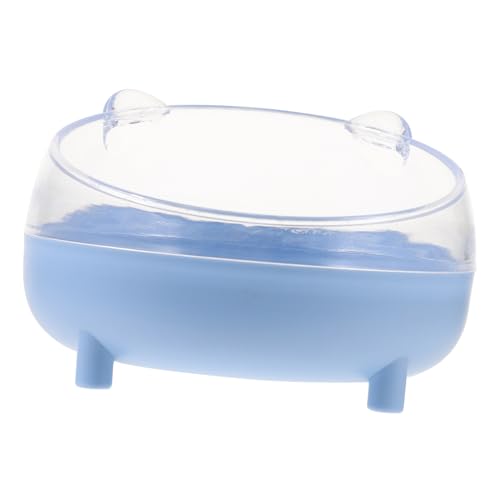 Beaupretty 2St Spielzeugbehälter Meerschweinchen Katzentoilette Blauer Sand Tierbad Wanne Sandbad für Hamster Hamster-Sandbadehaus Goldener Bär Container Haustier Chinchilla p9 Hamstersand von Beaupretty