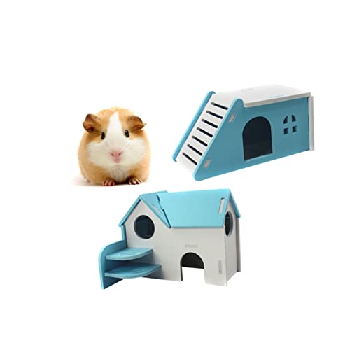 Beaupretty 2stück PVC Hamsterhaus Mit Spielzeug Für Ratten Mäuse Und Zwerghamster Blauer Farbton Interaktive Villa Für Kleintiere Sicheres Und Langlebiges Material Beaupretty 2stück PVC Hamsterhaus Mit Spielzeug Für Ratten Mäuse Und Zwerghamster Blauer Farbton Interaktive Villa Für Kleintiere Sicheres Und Langlebiges Material von Beaupretty
