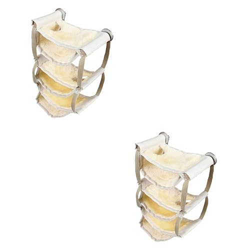 Beaupretty 2stücke Kleine Haustier Hängematte Für Hamster Chinchilla Und Ratten Mehrschichtige Warme Schlafnest Für Kleintiere Aus Weichem Material Gelb Beaupretty 2stücke Kleine Haustier Hängematte Für Hamster Chinchilla Und Ratten Mehrschichtige Warme Schlafnest Für Kleintiere Aus Weichem Material Gelb von Beaupretty