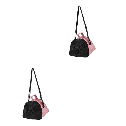 Beaupretty 2 Stücke Tier Tragetasche Meerschweinchen Reise Fall Träger Hamster Tasche Atmungsaktiv Leicht Zu Öffnen Zipper von Beaupretty