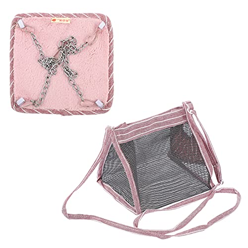 Beaupretty Haustier Reisetasche Set 2pc Sling Hängematte für Hamster Chinchilla Eichhörnchen Meerschweinchen Pet Supply von Beaupretty