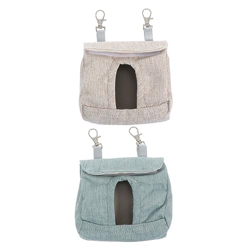 Beaupretty 2St Kaninchen-Heu-Tasche hamsterkäfig zubehör Hamster zubehör für den käfig Lebensmittelbeutel aufhängen Frettchen-Feeder Futterspender Aufbewahrungstasche klein von Beaupretty