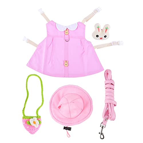 Beaupretty 2 Stücke Atmungsaktive Pet Dress up Weste Leine Für Katze Meerschweinchen Hamster Walking von Beaupretty