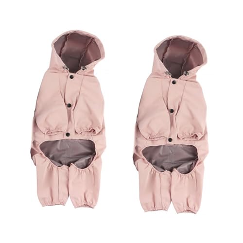 Beaupretty 2st Regenmantel Für Haustiere Hund Regen Hoodie Regenbekleidung Für Haustiere Schneemantel Für Haustiere Im Freien Welpe Regenjacke Mit Kapuze Jackenstoff Kleiner Hund Hündchen von Beaupretty