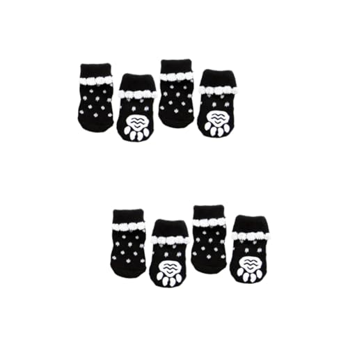 Beaupretty 2st Socken Mit Hundegriff Hundesocken Hundepfotenabdeckung Hundepfote Schnee Haustier Warme Socken Pfotenpolsterschutz Hundewelpenpfote Anti-Hunde-socken Wintersocken Anti-Drop von Beaupretty