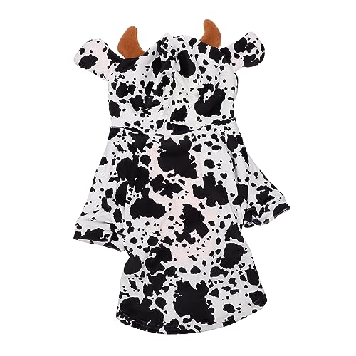 Beaupretty 2st Verwandlungskostüm Für Haustiere Cosplay-hundekostüme Hoodie Mäntel Haustiere Overalls Warmes Haustierkostüm Hunde Winterkostüm Welpen-Outfit Thermische Kleidung Samt Weiß Hase von Beaupretty