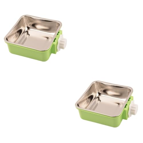 Beaupretty 2st Wassernäpfe Für Hundekisten Hundekiste Wassernapf Clip Auf Hund Wassernapf Hundenapf Für Kisten Hundebox Schüssel Kiste Wasserschale Futternapf Für Katzen Hängend von Beaupretty