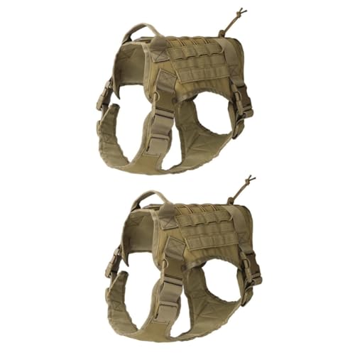 Beaupretty 2st Weste Für Hund Geschirr Für Kleine Hunde Hundegeschirr Aus Nylon Streifenhundeweste Weste Mit Taschen Hundegeschirr Weste Camo Hundegeschirr Laufweste Der Hund Weste Anzug von Beaupretty