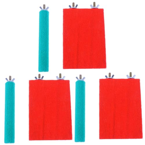 Beaupretty 3 Sets Vogelspielplatz-Spielzeug Sittichkäfig-zubehör Grind Stick Sitzstangenständer Aus Naturholz Und Sprungbrett Für Vögel Beaupretty 3 Sets Vogelspielplatz-Spielzeug Sittichkäfig-zubehör Grind Stick Sitzstangenständer Aus Naturholz Und Sprungbrett Für Vögel von Beaupretty