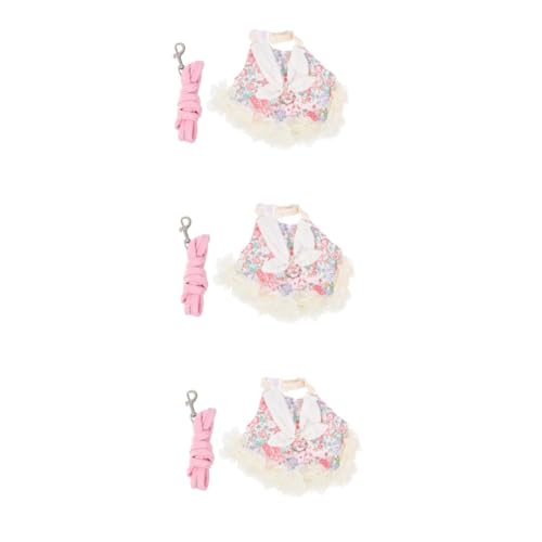 Beaupretty 3 Sets Set Dekorative Bunny Kleidungsstück Tier Geschirre Bunny Leine Für Anlass von Beaupretty