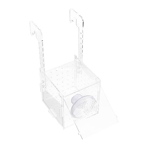 Beaupretty 3er-Box Isolationsbox Für Aquarien Splitter Fisch Zubehör Fischversorgung Trennwand Für Aquarien Braten Garnele Isolationsnetz Aquarium Brüterei Betta Inkubator Acryl Baby Zuchtbox von Beaupretty