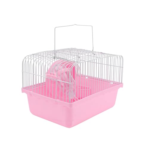 Beaupretty 3st Haustierzaun Outdoor-Spielzeug Hamster Reisekäfig Mit Rad Tragbarer Hamsterkäfig Meerschweinchen Träger Klare Geldbörse Kleiner Hamster Rosa Reisen Handtasche von Beaupretty