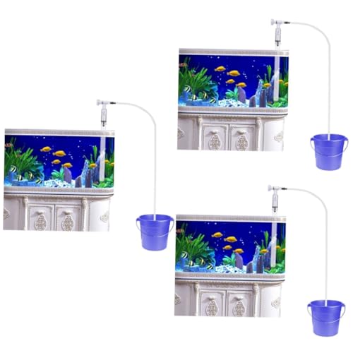 Beaupretty 3st Reinigungsmittel Siphonpumpe Für Aquarien Staubsauger Aquarien Siphon Kies Siphon Für Aquarien Vakuumpumpe Für Aquarien Dschungelzweig Aquarium Magnetische Bürste von Beaupretty