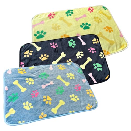 Beaupretty 3st Haustierdecke Chinchilla-Decke Katzenkäfigdecken Winterdecke Für Haustiere Kleine Tierdecke Heimtierdecken Schlafunterlage Wärmekissen Bettdecke Flanell Warm Halten Hundedecke von Beaupretty