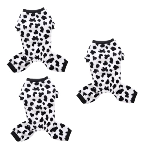 Beaupretty 3st Hunde-Strampler-Pyjama Hundeweihnachtspullover Welpe Kapuzenpullover Für Jungen Hund Halloween Warme Hundekleidung Ausgestopfter Hund Süßes Haustier Hundehemden Sanft Der Hund von Beaupretty