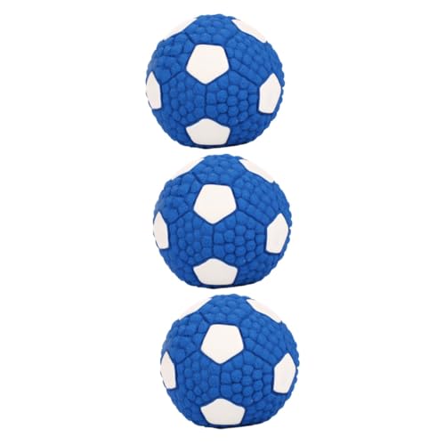 Beaupretty 3st Hundefußball Soundspielzeug Für Hunde Quietschendes Hundespielzeug Kauspielzeug Für Hunde Hundebälle Aus Gummi Spielzeugbälle Für Hunde Weiches Hundespielzeug Tier Hundeball von Beaupretty