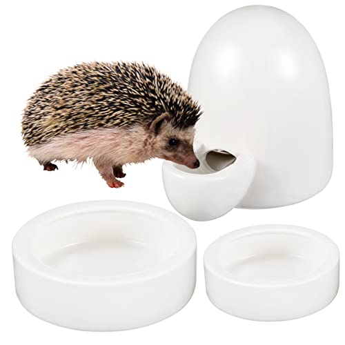 Beaupretty Futtermittel Für Kleintiere 3er-Pack Keramik-hamstertränke Futterspender Tropfwasserflasche Für Hamster Meerschweinchen von Beaupretty