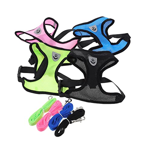 Beaupretty 4 Sätze Haustiergeschirr Haustier Tier Draußen Katzenleine Tierweste Geschirr Katze Gehleine Hund Brustgeschirr Hund Gehgeschirr Haustierkleidung Kordelzug Polyester Sandwich Mesh Beaupretty 4 Sätze Haustiergeschirr Haustier Tier Draußen Katzenleine Tierweste Geschirr Katze Gehleine Hund Brustgeschirr Hund Gehgeschirr Haustierkleidung Kordelzug Polyester Sandwich Mesh von Beaupretty