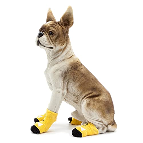 Beaupretty Hundesocken Pfotenschuhe für Hunde – Design Haustier Baumwollsocken Größe von Beaupretty