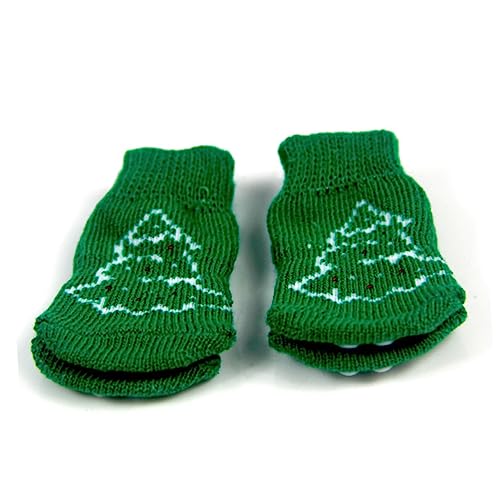 Beaupretty 4 Stück Beinwärmer Für Hunde Weihnachtswelpen Socken Weihnachtskostüm Für Haustiere Outdoor-socken Hundeweihnachtssocken Haustier Weihnachtssocken Hundesocken Winter Füllstoff von Beaupretty