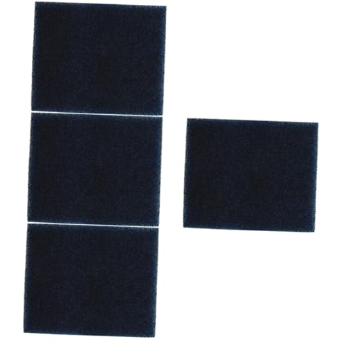 Beaupretty 4 Stück Filterwatte Für Aquarien Waschbarer Luftfilter Aquarienschwamm Pad Blauer Luftfilter Aquarium Filtermedien Für Aquarien Hydroschwammfilter Filtermatte Schwimmbad Kokoskohle von Beaupretty