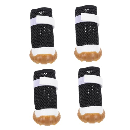 Beaupretty 4 Haustierschuhe Chihuahua-Schuhe für Hunde Atmungsaktive Hundesocken Hundepfotenschutz Paws pfotenschutz Sommerschuhe für Hunde Socken Turnschuhe Welpenstiefel von Beaupretty