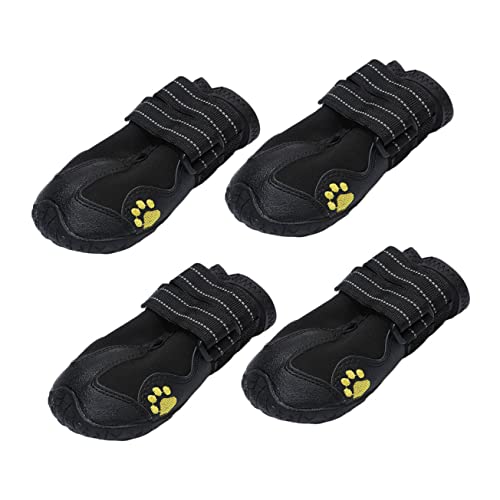 Beaupretty 4 Stück Haustierschuhe Hundeschuhe Outdoor-Hund Haustier Hund Gummi von Beaupretty