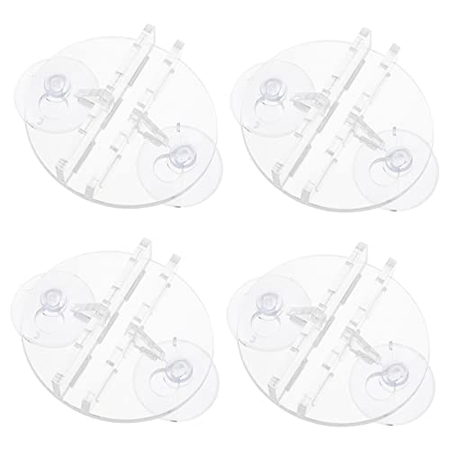 Beaupretty Aquarium-zubehör 4er-Pack Aquarium-becherclips Trennhalter Aus Acryl für Die Isolationsbox Von Aquarien von Beaupretty