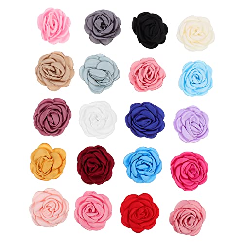 Beaupretty 40 STK Blumenhalsband Für Haustiere Blumenhalsband Für Welpen Blumenhalsband Für Hunde Blumen Hundehalsband Blumenanhänger Für Welpen Haustier Krawatte Stoff Blumen Erhalten von Beaupretty