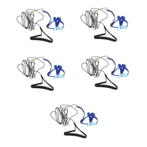 Beaupretty 5-teiliges Set Papagei Fliegendes Seil Zubehör Für Das Vogeltraining Fledermausflügelgeschirr Verstellbares Papageiengeschirr Trainingsgeschirr Für Vögel Stoff Afrika Tier von Beaupretty