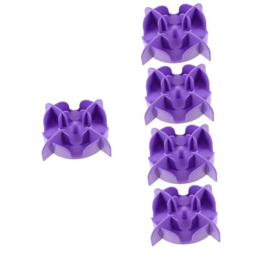 Beaupretty 5St langsamer Zubringer augplatte Suction Cup langsame fütterung für Katzen Puzzle Hundenapf Langsamer für Hunde Verlangsamung Futternapfs für Haustiere drinnen von Beaupretty