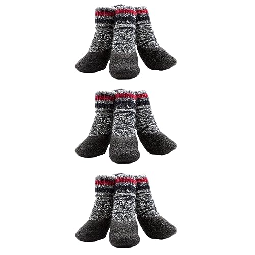 Beaupretty 6 Paare Hundegriffsocken Klein Hundesocken Für Kleine Hunde Haustier Socken Schuhe Haustier Hund Socken Haustier Hund Baumwollsocken Hund Warme Socken Winter Warme Stiefel von Beaupretty