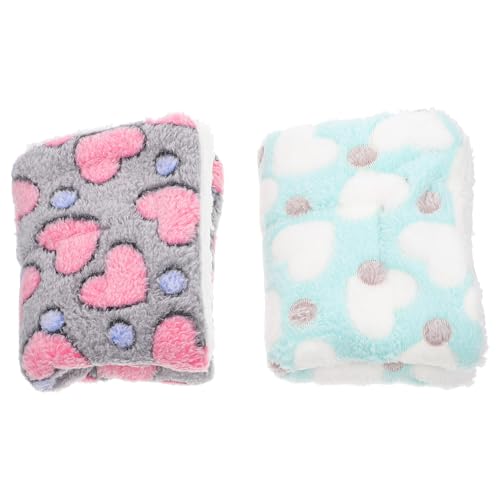 Beaupretty 6 STK Hamster Pad Igel Liefert Ruhebett Für Haustiere Meerschweinchen Mat Bettwäsche Aus Meerschweinchen-Fleece Mini Hamsterbett Baumwollnest Korallenvlies Haustierzubehör von Beaupretty