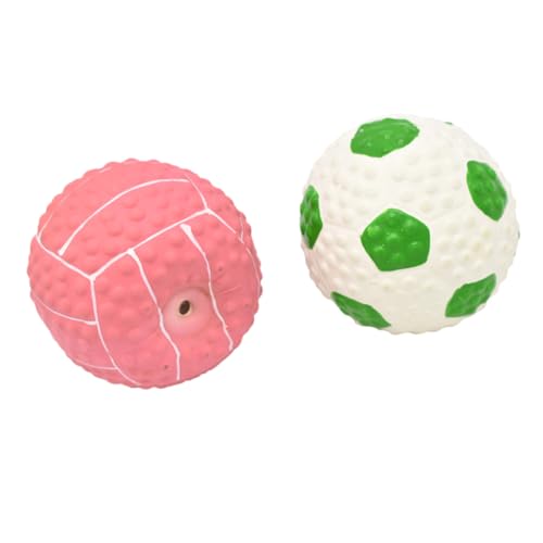 Beaupretty 6 Spielzeugball Kaubälle für Haustiere Quietschendes Schlepperspielzeug für Hunde Kauspielzeug interaktives Spielzeug Laufendes Laufendes Krabbenhundespielzeug von Beaupretty