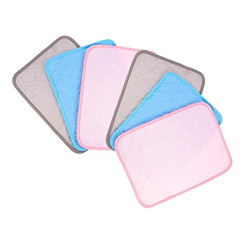 Beaupretty 6st Hamster Kühlmatte Kaninchen-PIPI-Pads Betthamster Hund Kühlung PIPI-Pads Für Meerschweinchen Meerschweinchenmatte Hamster Coole Matte Schlafen Stoff Sofakissen von Beaupretty