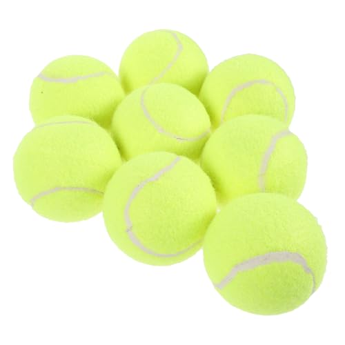 Beaupretty 8st Tennis Trainieren Hundeball Mit Hoher Sprungkraft Tennisbälle Gummi Bälle Für Haustierhunde Welpe Beißball Welpenspielzeug Haustiere Holen Spielzeug Elastisch Kind Gummiball von Beaupretty