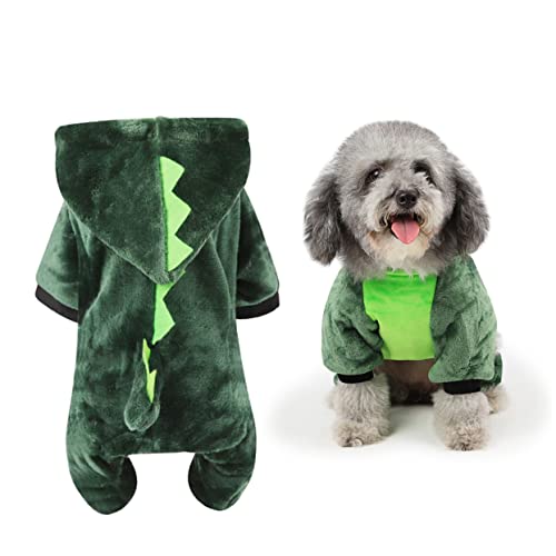 Beaupretty Hunde-Dinosaurier-Outfit Haustier-Outfit Hunde-Outfit Warme Haustierkleidung Größe L Für Halloween Besondere Anlässe von Beaupretty