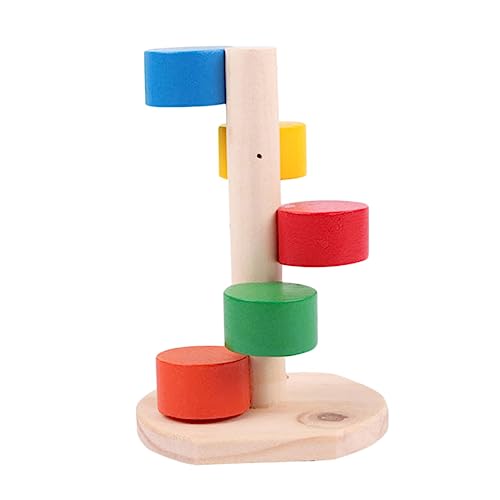 Beaupretty Hamster zubehör Holz nager Spielzeug Kleintierspielzeug Hamsterspielzeug Spielzeuge Hamster Kletterleiter Spielzeug Hamster-Kletterleiter Multifunktion Käfig von Beaupretty