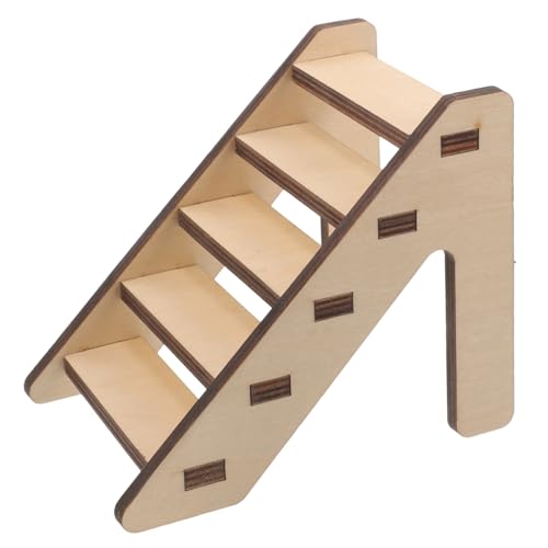 Beaupretty Hamster Hamster-treppen Kletterleiter Für Kleintiere Kleine Tiere Holztreppe Zubehör Für Hamsterkäfige Igelleiter Hamster-holzleiter e Chinchilla Hölzern Kleines Haustier von Beaupretty